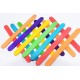 Colored wooden sticks 1.5*15 cm, ice cream, 100 pieces